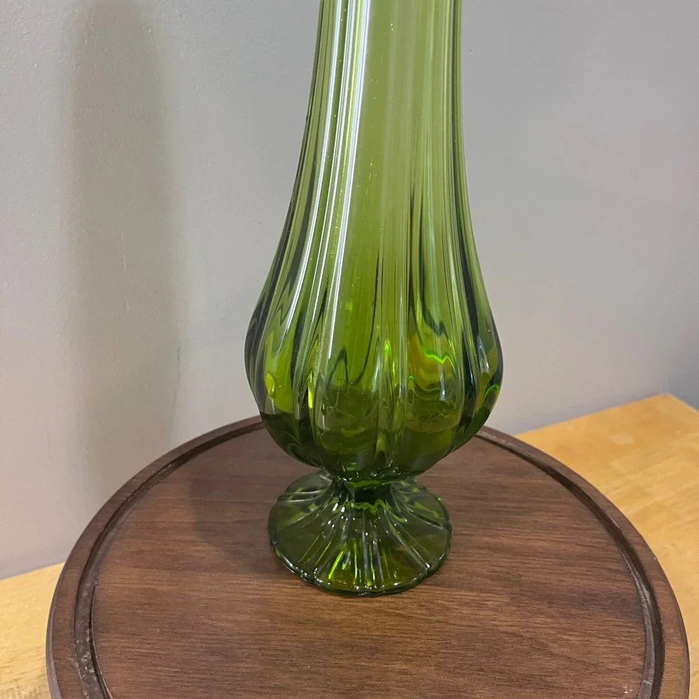 Vtg LE Smith Column Swung‎ Vase 21.5